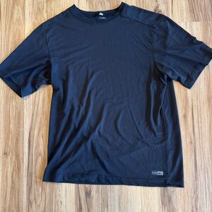 REI Men's Black Crewneck Short Sleeve Performance Tee